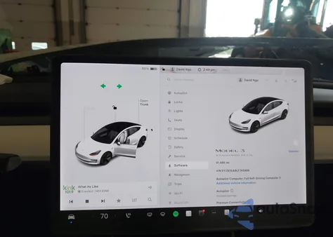 2020 Tesla Model 3 from USA, damaged, VIN 5YJ3E1EA9LF745986